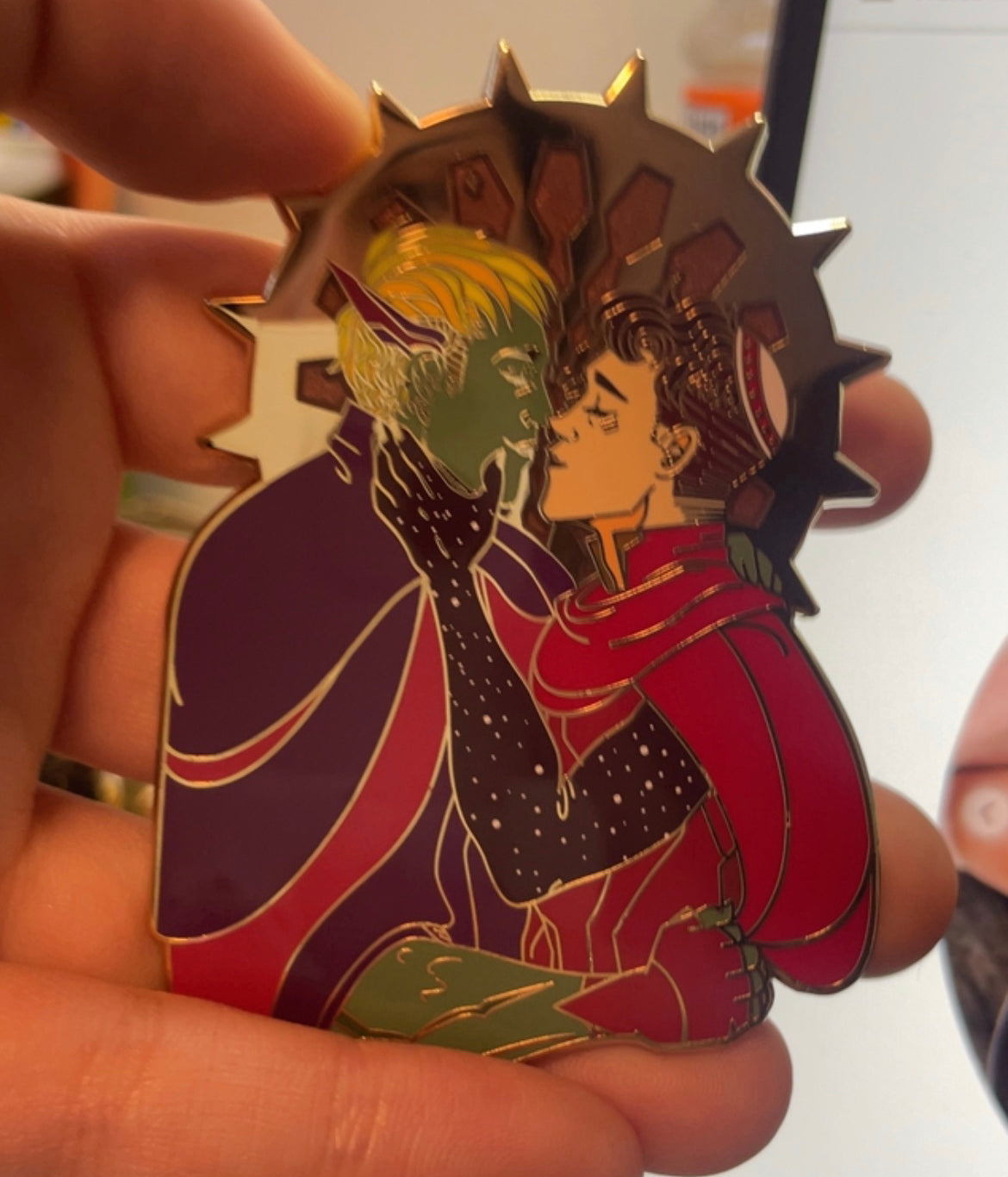Space Husbands Pin